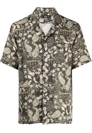 Man On The Boon. floral-print short-sleeve shirt - Verde