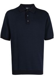 Man On The Boon. Polo con motivo jacquard - Blu