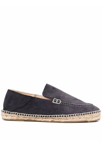 Manebi Hamptons decorative stitching espadrilles - Blu