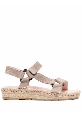 Manebi touch-strap espadrille sandals - Toni neutri