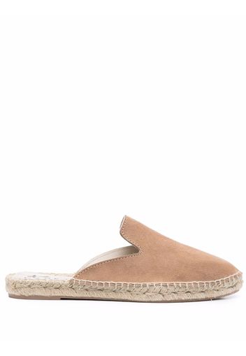 Manebi suede flat espadrilles - Toni neutri