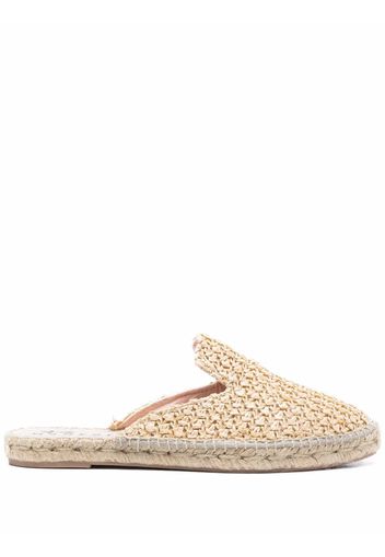 Manebi raffia slip-on espadrilles - Toni neutri