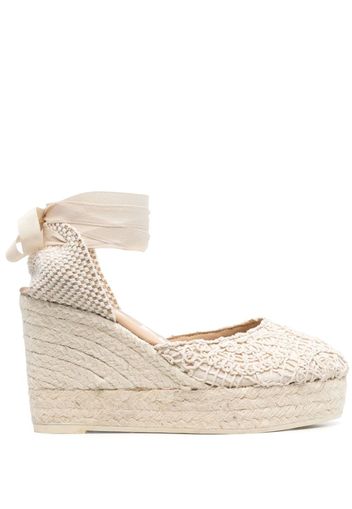 Manebi Manebi G wedges espadrilles - Toni neutri