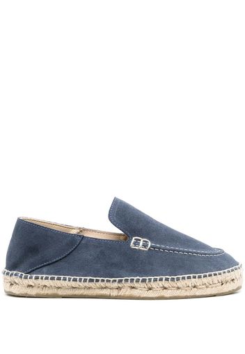 Manebi Hamptons Traveler suede espadrilles - Blu