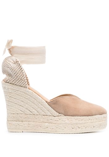 Manebi lace-up espadrilles - Toni neutri