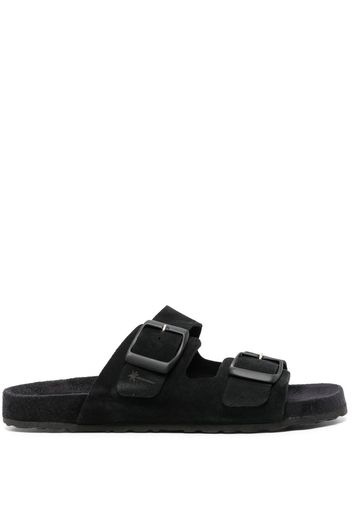 Manebi Hamptons suede sandals - Nero