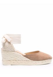 Manebi ankle-tie espadrilles - Marrone