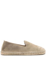 Manebi logo-debossed suede espadrilles - Toni neutri