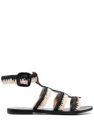 Manebi gladiator braided sandals - Nero