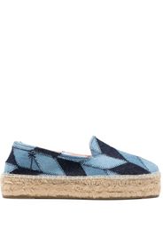 Manebi patchwork denim espadrilles - Blu