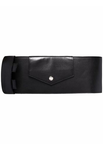 Manokhi buckle-fastening leather belt - Nero