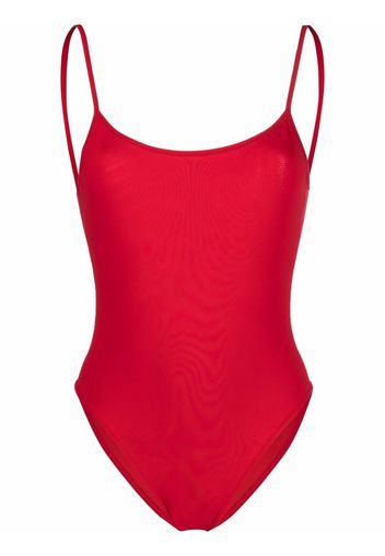 Manokhi scoop-neck swimsuit - Rosso