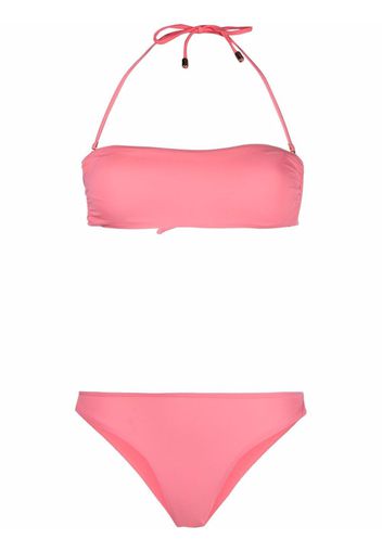 Manokhi halterneck bandeau bikini set - Rosa