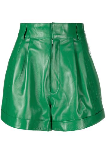 Manokhi Jett high-waisted shorts - Verde