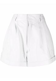 Manokhi Jett leather shorts - Bianco