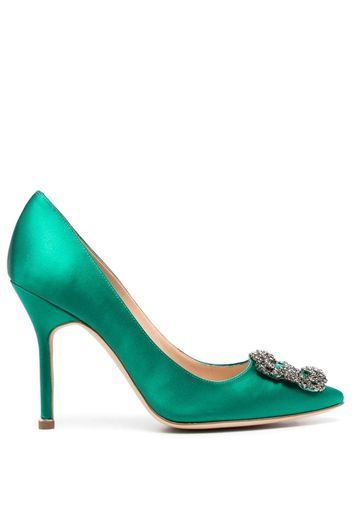 Manolo Blahnik Hangsi 105mm pumps - Verde