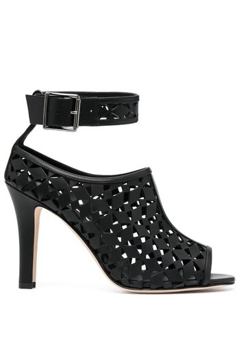 Manolo Blahnik Sandali Tingah con dettaglio cut-out - Nero