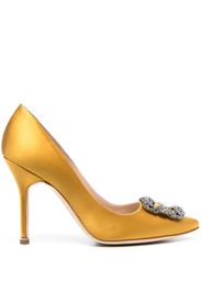 Manolo Blahnik Pumps Hangisi 105mm - Giallo