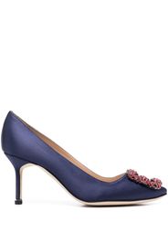 Manolo Blahnik Hangisi 70mm pumps - Blu