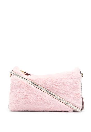 Manu Atelier faux fur Prism shoulder bag - Rosa