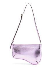 Manu Atelier Curve leather shoulder bag - Rosa