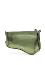 Manu Atelier Curve leather shoulder bag - Verde