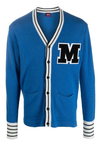 Manuel Ritz Cardigan con scollo a V - Blu