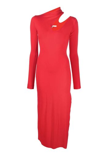 MANURI Bambina On A Saturday Night cut-out dress - Rosso