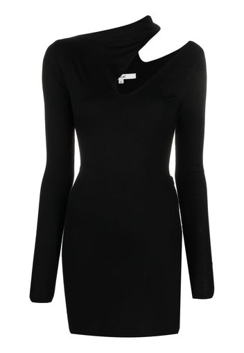 MANURI Bambina cut-out minidress - Nero