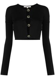 MANURI Miss Jane cropped cardigan - Nero