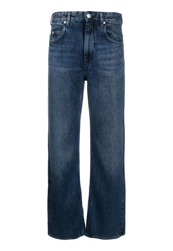 MARANT ÉTOILE mid-rise straight-leg jeans - Blu