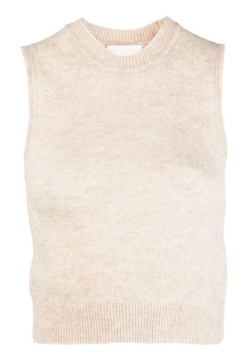 MARANT ÉTOILE crew-neck knitted vest - Toni neutri