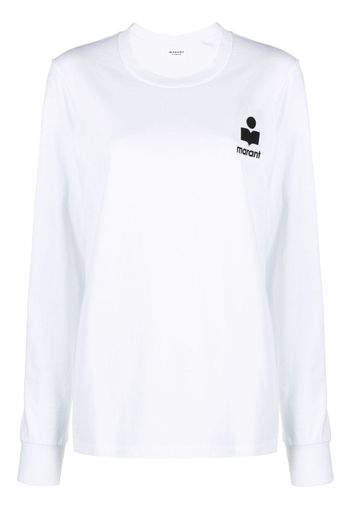 MARANT ÉTOILE Milla organic-cotton sweatshirt - Bianco