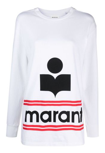 MARANT ÉTOILE Gianni organic-cotton T-shirt - Bianco