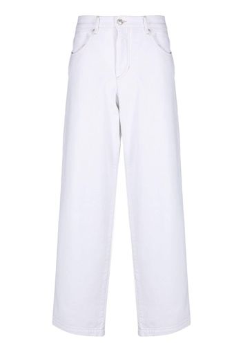 MARANT ÉTOILE tonal-design straight-leg jeans - Bianco