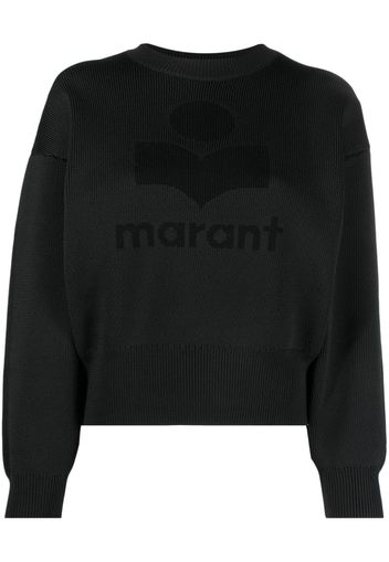 MARANT ÉTOILE crew-neck ribbed jumper - Nero