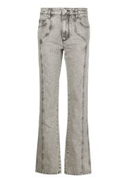 MARANT ÉTOILE panelled cotton skinny jeans - Grigio