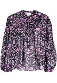 MARANT ÉTOILE Maria paisley-print cotton top - Blu