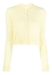 MARANT ÉTOILE button-down long-sleeve cardigan - Giallo