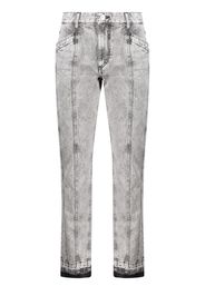 MARANT ÉTOILE Sulanoa cropped tapered-leg jeans - Grigio