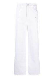 MARANT ÉTOILE straight-leg cotton jeans - Bianco