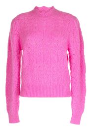 MARANT ÉTOILE Galini scallop-neck jumper - Rosa