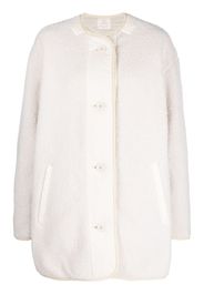 MARANT ÉTOILE Himemma fleece single-breasted coat - Toni neutri