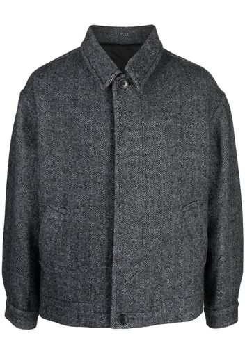 MARANT Simon wool shirt jacket - Grigio