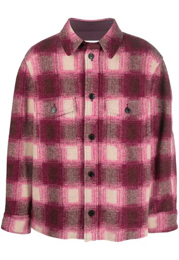 MARANT Kervon plaid-check shirt jacket - Rosa