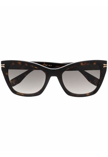 Marc Jacobs Eyewear Occhiali da sole cat-eye con effetto tartarugato - Marrone
