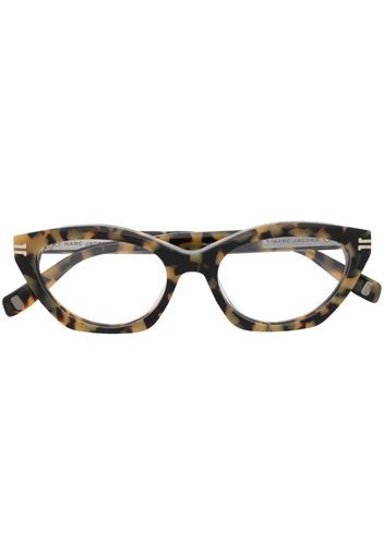 Marc Jacobs Eyewear cat-eye frame glasses - Marrone