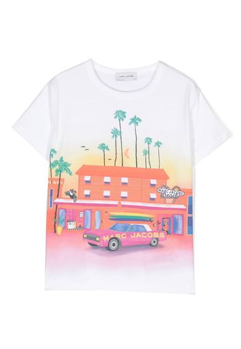 Marc Jacobs Kids T-shirt con stampa grafica - Bianco