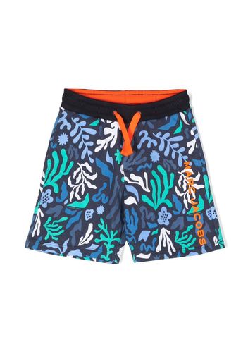 Marc Jacobs Kids Bermuda con stampa - Blu