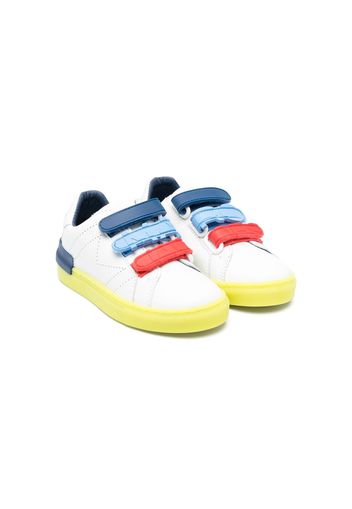 Marc Jacobs Kids colour-block leather sneakers - Bianco